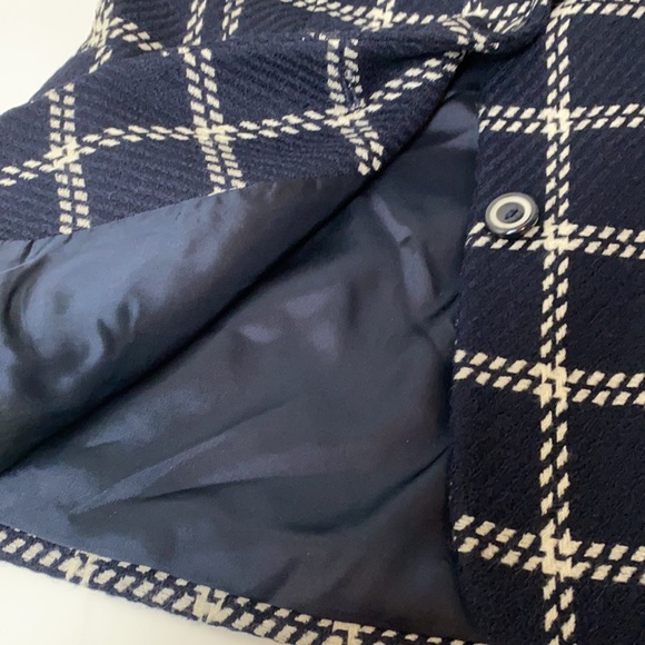 Vintage Liz Claiborne Tweed Wool Checked Windowpane Blazer - Picture 13 of 16